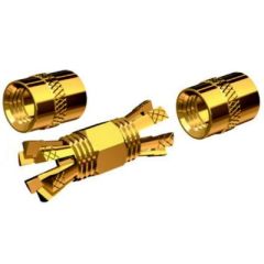 PL258 Gold Plated, Solderless Double Female