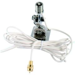 Shakespeare QCM-S Stainless Quickconnect® Ratchet Mount, antenna mounting, durable stainless steel, weather-resistant, versatile ratchet action, fast-release handle design, high-quality, long-lasting, reliable, 1 -14 thread, bolt holes, water and dust pr