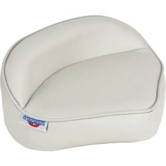 Springfield Pro Stand-Up Seat, White, fishing enthusiasts, bicycle-style seat, wood rotting, plastic substrate, durability, longevity, foam padding, marine-grade vinyl, comfort, stability, compact design, space, freedom, installation, universal mounting p