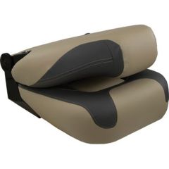 Springfield 1062583 OEM Medium Series Folding Seat, Charcoal/Tan, outdoor adventures, high back contour lumbar cushion