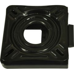 Springfield 7" x 7" Removable Seat Bracket, Swivel, marine-grade black plastic, E-Coat finish, corrosion-resistant, Springfield Marine, boat accessory, boating convenience