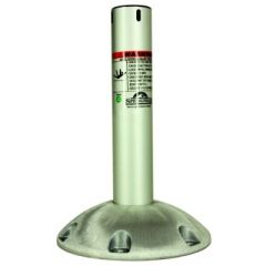 Springfield 2-3/8" Series Explorer Fixed Height Locking Pedestal, Satin Finish, Precision Crafted, Durable Foundation, Stylish Design, Additional Post Lengths, 5-Year Warranty, ABYC Code AD Compliant, Anodized Finish, Corrosion Protection, Reliable Upgrad