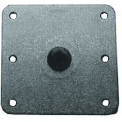 Springfield KingPin 7" x 7" Standard Square Base, Mild Steel, Kennedy Finish, Boating enthusiast, High-quality, Corrosion protection, Stability, Convenience, Fishing gear, Relaxation, Kennedy Gray Mount Type, ABYC Code B standards, Craftsmanship, Design, 