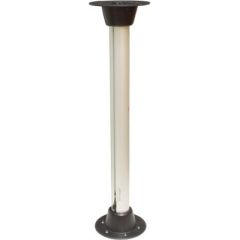 Springfield Uni-Lock 29" Pedestal Set, Outdoor Dining, Sturdy Table Setup, High Strength Plastic, Locking Aluminum Post, Grooved Design, Pivot Table Top, Black Plastic Floor Base, Solid Foundation, Easy Installation, Marine Accessories, Durable Product, S