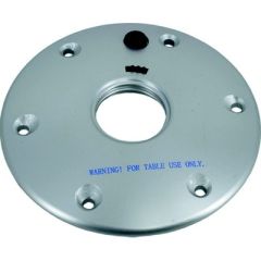 Springfield 1690001AL1 Thread-Lock™ Locking Table Base, Anodized Finish, high-strength aluminum, durable construction, stable foundation, secure, versatile, 2-3/8" Thread-Lock table post, customizable, 5-year warranty, Springfield Marine, elegant design, 