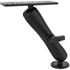 Ram 1.5" Ball Mount, Long Double Socket Arms, Electronic Devices, Marine GPS, CB Radio, Ham Radio, Gimbal Bracket, Mounting Solution, Flexible Positioning, Durable Construction, High-Quality Aluminum, Easy Installation, Versatile Mounting