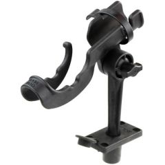 RAM-ROD™ 2000 Fishing Rod Holder, Flush Mounting Base, high strength composite construction, professional angler, boat aesthetics, 360-degree rotation, tilting cradle, fishing comfort, sleek design, fishing trips, game-changer.
