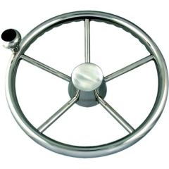 Schmitt Destroyer Wheel, Stainless Steel Boat Steering Wheel
