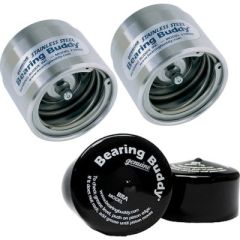 Bearing Buddy Stainless Steel Trailer Wheel Bearing Protector, 2 Pack, high-quality stainless steel components, long-lasting protection, Bearing Buddy bra, grease level indicator, LM-67048, 2.328", trailer owner, worry-free travels