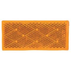 Amber Reflector-Stick On 2/Pk, visibility enhancement