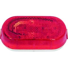 Anderson Oval Combination Clearance Light, Red, Vehicle Lighting, RVX Acrylic Lens, Reflective Built-in Reflector, Easy Installation, 3" Centers, Vibrant Red Color, Stylish Vehicle Enhancement, Anderson Brand, High-Quality Construction, Long-Lasting Light