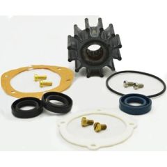 Johnson Pump 09-45585 Service Kit, F5B-8/8007, pump maintenance, lip seals, O-rings, gaskets, lubricant, 1027B-1 impeller, Johnson Pumps 10-24035, 10-24073, Volvo Penta 858150, 858408, regular maintenance, pump lifespan, Johnson Pump/Mayfair Impeller, pum