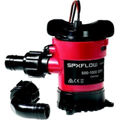 Johnson Pump Cartridge Bilge Pump, 12V, boat pump, marine pump, bilge pump, 316 stainless steel shaft, Dura-Ports, check valve, gallons per hour, Johnson Pump/Mayfair, reliable pumping, durable pump