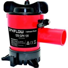 Johnson Pump Cartridge Bilge Pump, 12V, boat pump, high-quality materials, corrosion-resistant, Dura-Port feature, check valve, Johnson Pump/Mayfair, 1250 GPH, 1-1/8" hose
