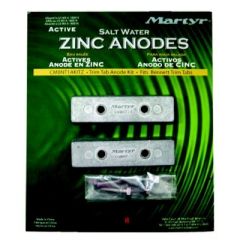 Martyr Bennett Trim Tab Anode Kit, high-quality zinc material