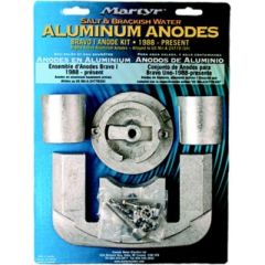 Mercruiser Bravo I Anode Kit, Zinc, CM-BRAVO1KITZ, CM762145 Trim Tab, CM806188 Bearing Carrier, CM821630C2 Driveshaft Housing, CM806190 Trim Ram, Zinc Anodes, Martyr Anodes