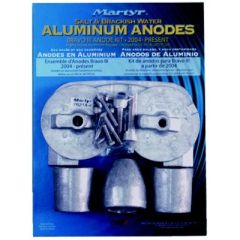 Bravo III Anode Kit, Zinc, Mercury Bravo 3, Martyr Anodes, CM762145 Trim Tab, CM821630C2 Driveshaft Housing, CM806190 Trim Ram, CM865182C Prop Nut, galvanic corrosion, marine environments, boat protection, boating experience, corrosion prevention, drive s