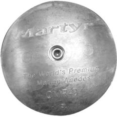 Martyr Rudder/Trim Tab Anode, Stainless Steel Allen Head