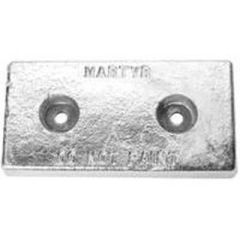 Martyr CMZ01BSZ Zinc Hull Anode, Boat Hull Protection