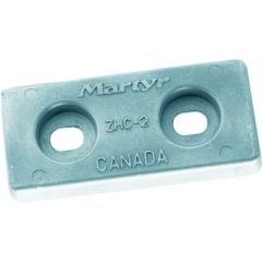 Martyr CMZHC3 Zinc Hull Anode, boat hull protection