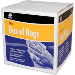 Buffalo Recycled White T-Shirt Wipers, Staining Solution
