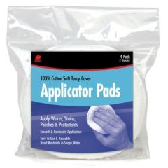 Buffalo Terry Applicator Pads, Cotton Terry Applicator Pads
