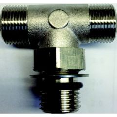 T-Fitting, Boss Style, hydraulic system
