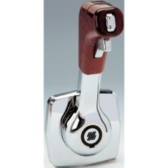 Control-Burlwood Side Mount, Uflex, boat control, throttle functions, burlwood handle, single lever, dual action, precise control, maneuverability, durability, marine environments, boating adventures, control system, boating enthusiast.
