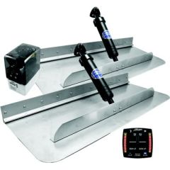 Bennett 3012OBI Classic Hydraulic Trim Tab Kit, OBI9000H Integrated Helm Control, boat performance, hydraulic trim tabs, precision, durability, cruising attitude, stainless steel, hydraulic actuators, power unit, wiring, tubing, hardware, OBI9000H control