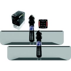 Bennett 309OBI Classic Hydraulic Trim Tab Kit, OBI9000H Integrated Helm Control, boat performance, hydraulic system, precision engineering, durability, cruising attitude, visibility, stainless steel trim tabs, hydraulic actuators, hydraulic power unit, OB