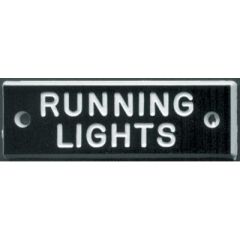 Running Lights Identi-Plate, Bernard Engraving