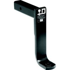 Draw-Tite 2706 Class III Trailer Hitch Ball Mount, 9-3/4" Rise, 11" Drop, Fulton/wesbar, A-Coat, GTW 5000 lbs, GTW 3500 lbs, 2" square receiver tube, black powder coat, heavy loads, 1" hole diameter, level towing, bulk box, towing setup.