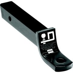 Draw-Tite Quick-Loading Ball Mount, Black, 4" Drop, Tapered Shank, Easy-Load Feature, 2" Square Receiver, Black Powder Coat Finish, 6,000 lbs GTW, 4" Drop, 11" Length, 2-3/4" Rise, Fulton/wesbar (cequent)