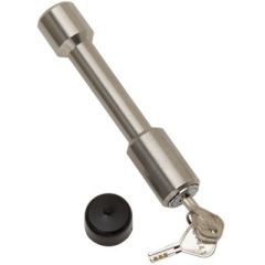 Lock-5/8" Stainless Dogbone, vehicle trailer, Fulton/Wesbar, Class III-IV, heavy loads, valuable cargo, covered key slot, dust corrosion, peace of mind, strength durability, worry-free towing