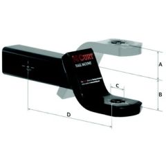 Tow Ready 80791 Triple Tow Ball Mount, Fulton/Wesbar (Cequent)