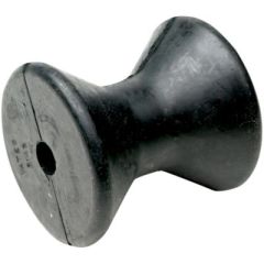 Attwood Rubber Bow Roller, 3", boat protection, durable construction