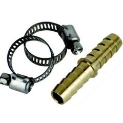 In-Line Fuel Splice Kit, Attwood Marine, fuel connection, marine environments, brass hose mender, stainless steel hose clamps, 3/8" fitting size, watercraft, leak-free, potable water systems, safety, reliability, easy installation, boat owner, marine enth