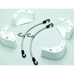 Attwood 141377 Cooler Mounting Kit, secure cooler, boat cooler, cooler straps, marine cooler, cooler safety, quick disconnect straps, durable cooler mount, corrosion-proof cooler mount, boat accessory, Attwood Marine