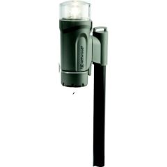 Attwood 141927 Deck Mount Portable LED Nav Light Kit, Marine Gray, Telescoping Pole, Water-Resistant, Durable, Portable Navigation Lights, Shock-Proof, Polycarbonate Lens, Long Battery Life, Attwood Marine, Boating Safety