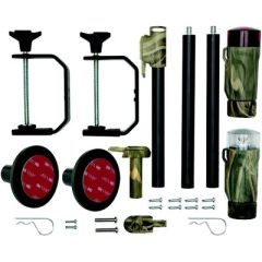 Attwood 141977 All-Craft Battery Operated LED Portable Nav Light Kit, Real Tree® Max-4 Camo, LED Navigation Lights, Water-Resistant Bow, Stern Lights, Shock-Proof Housing, Shatter-Proof Lens, AAA Batteries, Real Tree® Max-4 Camouflage Finish, Attwood Mari