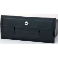Attwood Standard Glove Box, Black, Marine Storage Solution, Boat Interior Organizer
