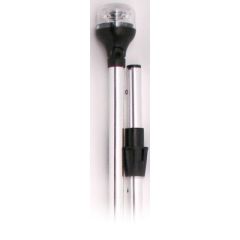 Attwood LED Folding Pole All-Round Light 54, ASM LT POLE LED AGAR FD54, boating visibility, LED technology, marine durability, 10-year warranty, Attwood and Perko bases, 2-pin locking collar pole, Attwood Marine quality