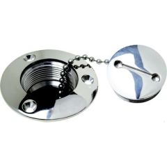 Attwood Deck Fill Replacement Cap, Stainless Steel