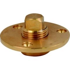 Attwood Cast Bronze Garboard Drain Plug, bilge drainage