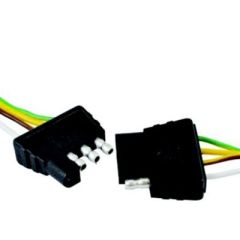 Attwood Wiring Harness/Connector, 4-Way Flat Kit