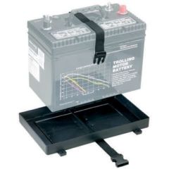 Group 27 Battery Holder, Battery Tray-27 Series, Attwood Marine, marine industry, battery storage, power system, durable, reliable, corrosion-resistant, UV-resistant, easy installation, polypropylene material, high-quality, secure hold-down strap, quick d