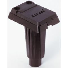 Attwood Square 2 Pin Base, Straight Pole Base