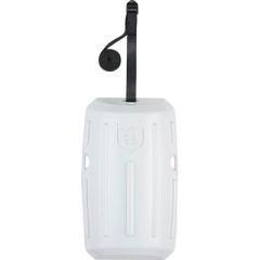 Attwood 935361 Softside Pontoon Fender, White, boat protection, dock damage prevention