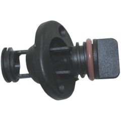 T-H Marine Drain Plug, Black Nylon