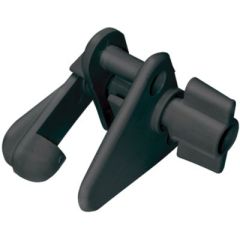 T-H Marine Pontoon Gate Latch, Black Pontoon Gate Latch